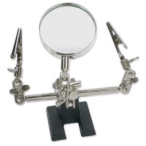 TL-HE-3HAND04 Third Hand with Alligator Clip And Magnifier