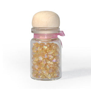 CRY-3BI3AB 3mm Bicone Gold Champage AB