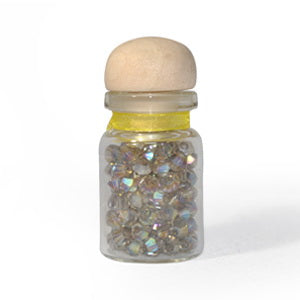 CRY-3BI7AB 3mm Bicone Black Diamond AB