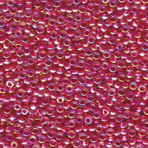 M-9355-8R Hot Pink Lined Crystal AB