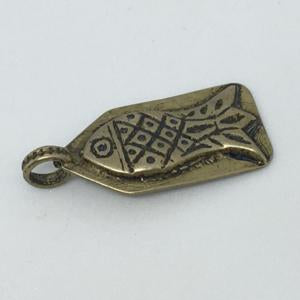 AFG12-W White Bronze Afghanistan 31x14.4 mm