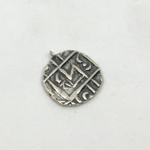 BUC83-S Sterling Silver Bhutan 18x18.4 mm