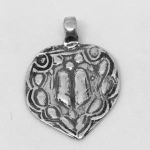 N198-S Sterling Silver India 28.2x19.6 mm