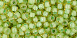 T-945-8R Inside Jonquil/Mint Julep Lined