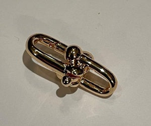 sm10x20mm U Shaped Clasp Stainless Steel Gold