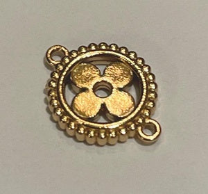 CA-CB-A026-2SSG 4 Leaf Clover Stainless Steel Gold