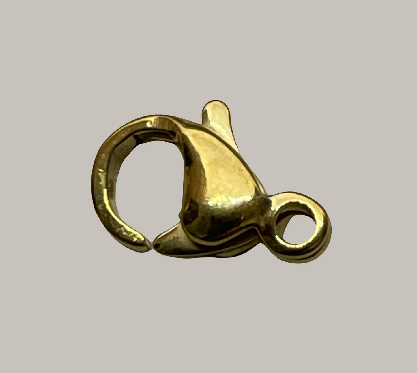 9x5mm StStGold Lobster St St Gold