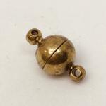 8mm Rd Mag Clasp Antique Brass