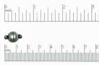 10mm Rd Mag Clasp Antique Silver