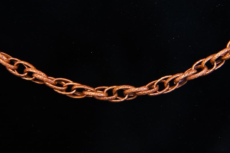 CH-CC-CH-816AC 10mm x 6.2mm Double Hammered Ovals