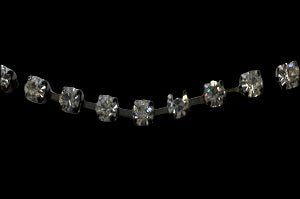 CH-CC-CH-849B 4mm Crys Rhinestone Black