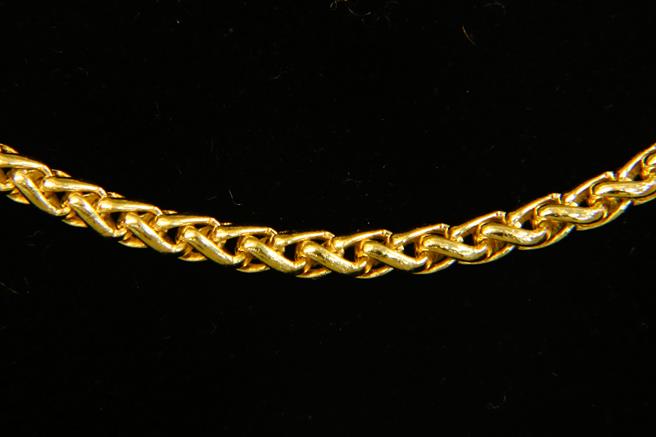 CH-CC-CH-857G 3mm Wheat Chain