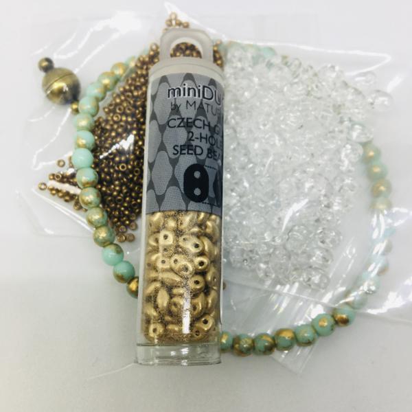 Kit-ROSE2 Rose Windows Gold/Turquoise