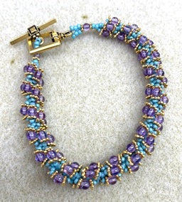 08-24-24 Sedona Spiral A bead weaving technique in an earring, bracelet or necklace. Kits $25-85 Linda 11-2pm