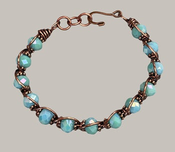 10-11-25 X's and 0's Bracelet Create a stunning bead and wire bracelet. Kits available. Gina 12:00-3:30pm