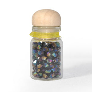 CRY-6BI26AB 6mm Bicone Jet AB