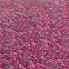 M-2603-3S Metallic Dark Pink Lined Crystal