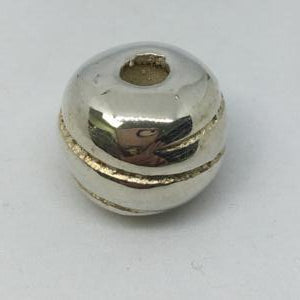 CA-MC-A2-S Ridged Donut 15x33mm Silver