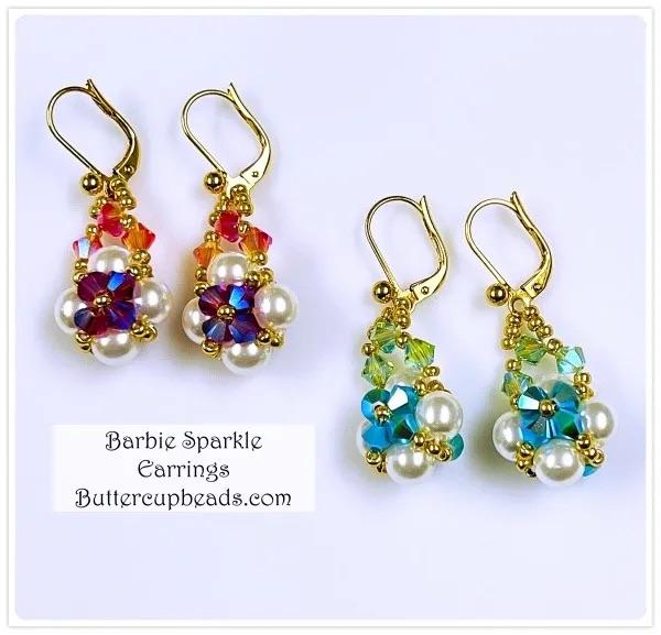 09-27-23 Barbie Sparkle Earrings Andrea 11-1pm