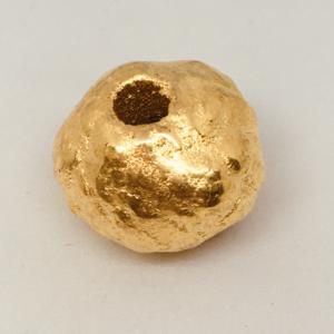 CA-MC-BBL-G Medium Patterned Round 15mm Gold