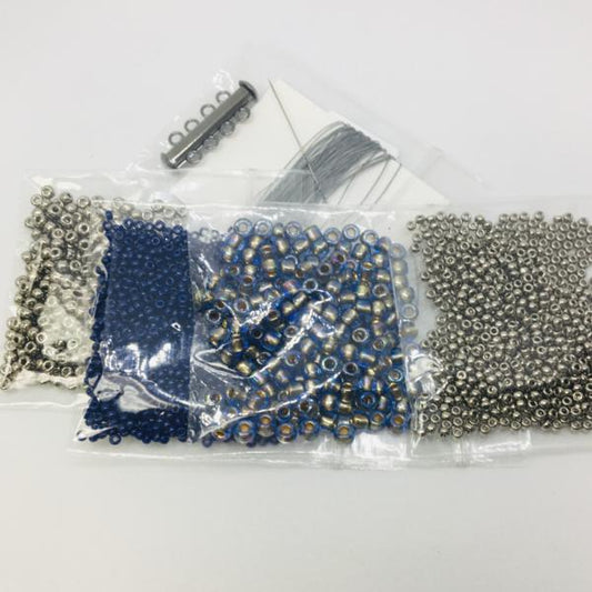 Kit-BUBBLE1 Bubblelicious Bracelet Navy/Silver