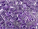 M-906-8DBL Sparkling Purple Lined Crystal
