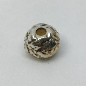 CA-MC-GL-S Small Patterned Round 12mm Silver