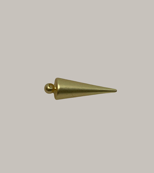 CA-CB-K60SG 20mm Dagger Drop Pendant Satin Gold