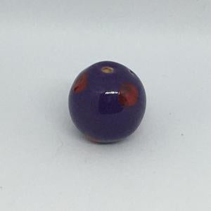 Round - Dots Purple/Red