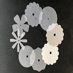 35 Pre-Cut Round Beads