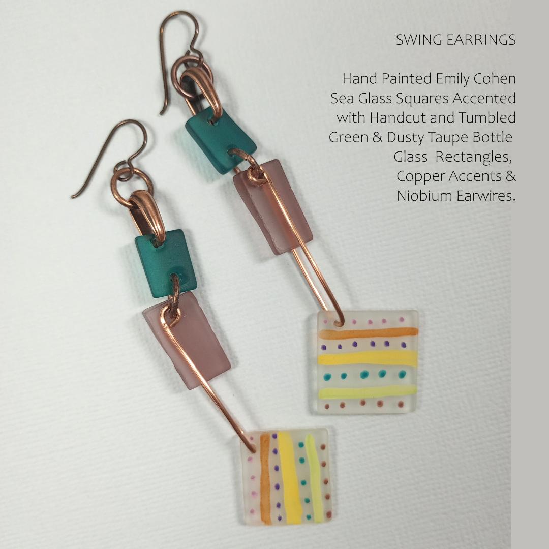 01-14-24 Copper Large Hole Swing Earrings With Barbara's help you'll create swing earrings to wear home. Barbara 1:30-3:30pm