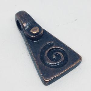 CA-MM-X0081-B Pyramidal Meandros Spiral Bronze