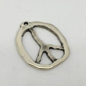CA-MM-X0177-P Peace Sign Pewter