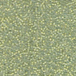 M-9378-11R Yellow Lined Crystal Luster