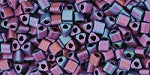 T-704-11T Matte Raku Plum/Teal Iris