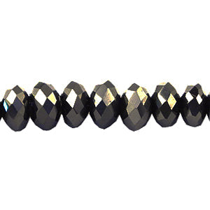 CRY-2RL27 2x2x1.5 Roundels Hematite