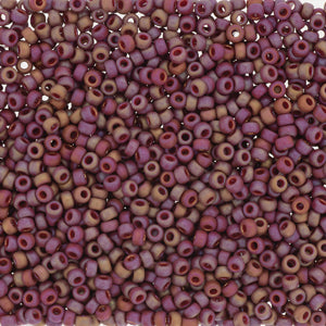 M-94696-15R Frost OP Glaze RB DK Red