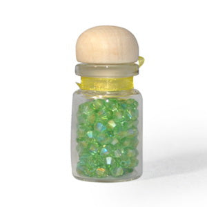CRY-6BI25AB 6mm Bicone Peridot AB