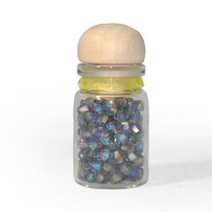 CRY-3BI38AB 3mm Bicone Mexican Blue AB