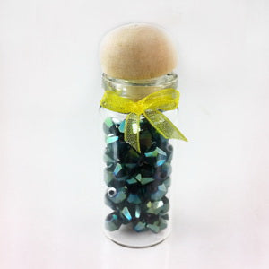 CRY-3BI41 3mm Bicone Green Light