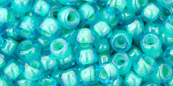 T-954-6R Aqua/Light Jonquil Lined