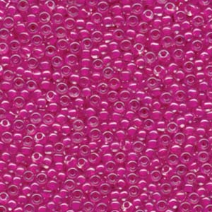 M-9209-8R Fuchsia Lined Crystal