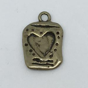 HT392-W  White Bronze 20.7x13.4 mm