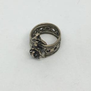 N141-S  Sterling Silver India 28.7x21.8 mm