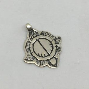 N1875-S  Sterling Silver India 26.4x21.1 mm