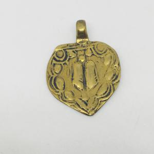 N198-B  Bronze India 28.2x19. 6mm