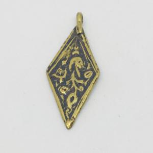 TB29-B  Bronze Tibet 35.8x14.1 mm