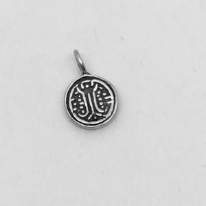TB32-S  Sterling Silver Tibet 12.9x9.3 mm
