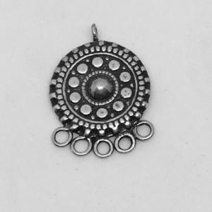 TRH4-S  Sterling Silver Afghanistan 23.3x19.2 mm