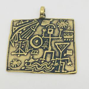 TU2-B  Bronze Turkey 31.9x23.3 mm